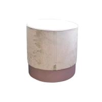 OASIS OTTO Пуф ø 400 h420 мм., цвет бархат T116C, цоколь h100 мм., цвет Lilla Lucido G152