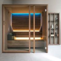 Effegibi Yoku S Glass Био-Сауна 174x170h214см, SX, цвет: черный орех