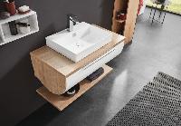 Puris Rounds, накладная керамическая раковина Malaga 550 мм, цвет белый