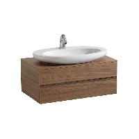 Laufen Alessi One Тумба под раковину 818972, 800х500х330мм, с 2 выдвиж. ящиками, цвет: орех (НЕ производится!)
