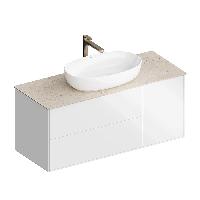 Kerama Marazzi Тумба PLAZA Modern подвесная 120 белый 3 ящика (нов. артикул - PLB.M.120.3\WHT.V)