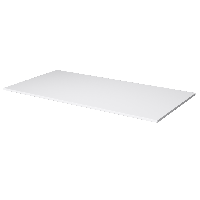 QUATRO 100 прямая столешница WHITE 1010x520x12 акрил,