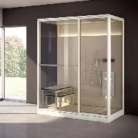 Effegibi Logica H Filo Сауна 214x250h217см, пристенная L.H., цвет: Stone