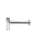 Emmevi, круглый сифон 1¼" для раковины, цвет бронза