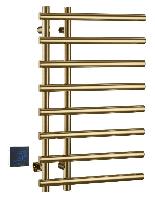 Полотенцесушитель электрический круглый сухой MATT GOLD