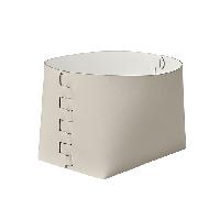 ADJ Корзина Helena, 35x30xH26 см., цвет: панна котта/белый