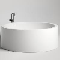 Salini Isola Ванна отдельностоящая 2000x2000x710 мм со встроенным сливом-переливом, каркасом: Белый глянцевый