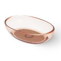 DEA DESIGN Раковина настольная 600х400хh145/155 мм, цвет brown copper