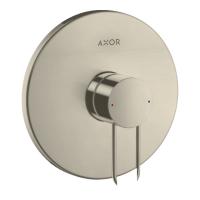 AX Uno Встраиваемый смеситель для душа, однорычажный (внешняя часть), цвет: шлифованный никель