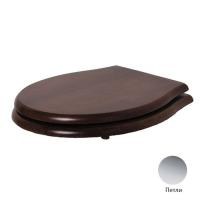 AZZURRA Giunone-Jubilaeum сиденье для унитаза дерево, шарниры хром (микролифт)