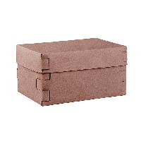 ADJ Коробка Snob, 25x15xH13,5 см., цвет: пепельная роза/устричный