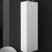 Laufen Kartell Шкаф подвесной, 400х270х1300мм, с 1 дверцей, 4 стек. полки, SX, цвет: белый матовый