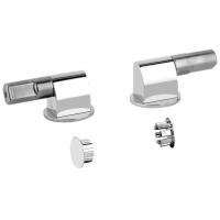 Gessi GESSI 316 Петли плавного закрывания сиденья унитаза и пробки для боковых отверстий, цвет: хром