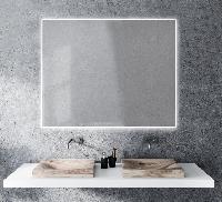 Xpertials Shira, зеркало 100х80 см, 1 датчик: LED подсветка с регулировкой яркости