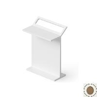 DEA DESIGN Столик 500х320хh700 см с полотенцедержателем, цвет dark camel