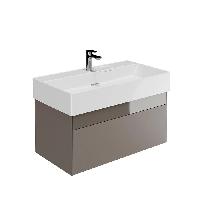 Kerama Marazzi Тумба LOGICA подвесная 2 ящика 90 см, песчаный