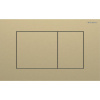 Geberit Sigma40 Клавиша для двойного смыва, квадратная: Латунь / Матированный, легкоочищ. покр.