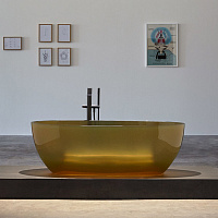 Antonio Lupi Reflex Ванна отдельностоящая, овальная, 167х86х53см, цвет: Ocra