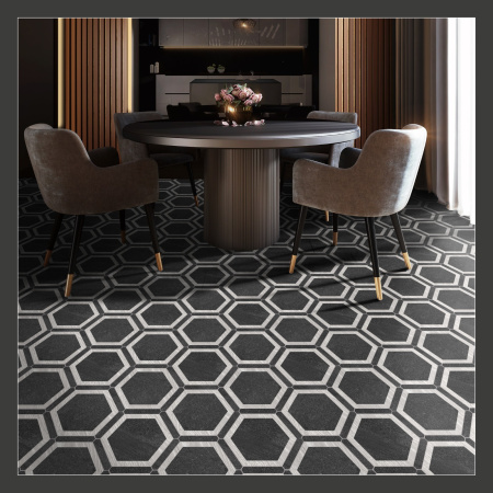  Орегон серый - графит 22x25 (0,75) 