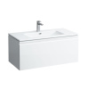 Laufen PRO S комплект: шкафчик с раковиной, 1000х500х460 мм, с раковиной Slim 1000 мм, 1 внутренний ящик, вкл.органайзер для ящика, белый глянцевый