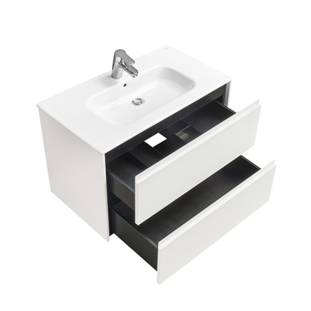 Roca ONA Тумба подвесная 785x450x565 мм. для раковины 800 мм, с 2 ящиками, белый матовый 