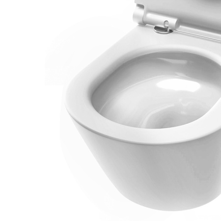 Catalano SFERA Унитаз подвесн 50x35, безободковый, смыв Tornado, покрытие Twinglaze+, без крепежа, цвет белый матов 