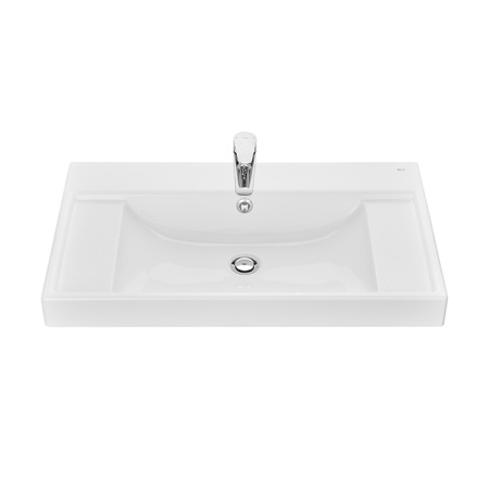 Roca ONA Раковина мебельная 800х460x132 мм из композитного материала, белый (ZRU9307562) 