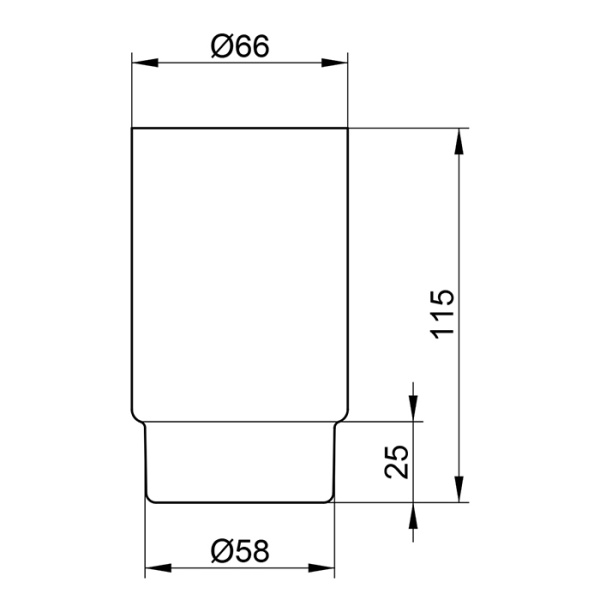 Keuco PLAN Хрустальный стакан отдельно для арт.14950 цвет: 