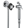 THG PETALE DE CRISTAL NOIR Гигиенический душ, в комплекте с запорным вентилем, шлангом 1250 мм. и держателем, цвет хром 