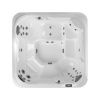 JACUZZI SPA J235 Минибассейн 213х213х91 см, фильтрация CLEARRAY® Active Oxygen, цвет акрила Platinum (65) внешняя панель Silver Wood 