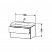 DURAVIT L-Cube Комплект мебели,   Тумба C-bonded раковина белая с фронтом, 80см цвет: абрикос жемчужный