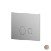 Newform X-Steel 316 Клавиша смыва для унитаза, двойная, для систем инсталляций TECE, цвет: PVD Brushed pale gold