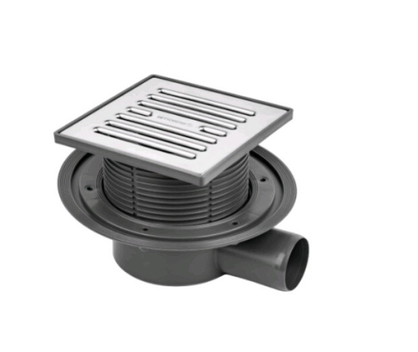 Душевой трап BETTOSERB 15х15, горизонтальный выпуск 