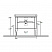 Kerasan Waldorf Комплект подвесной мебели 100см, с 1 ящиком и 1 дверцей. Цвет: матовый белый