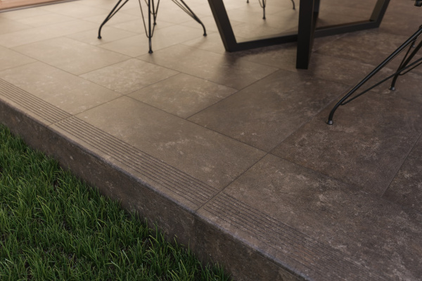 Капинос Ceramika Paradyz Ilario Brown Kapinos Stopnica Prosta 29,5х32,8 