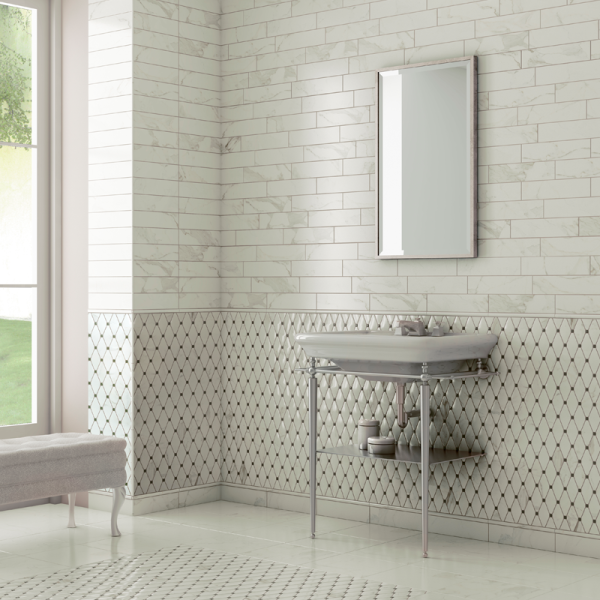 Плинтус керамический G20405 CALACATTA VI.BATTISCOPA 8х60 см 