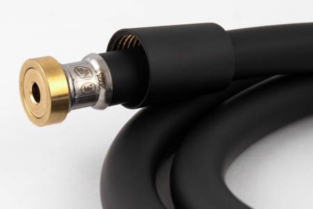 Шланг для душа ПВХ 150 см Remer 332CN2G150NO, черный матовый 