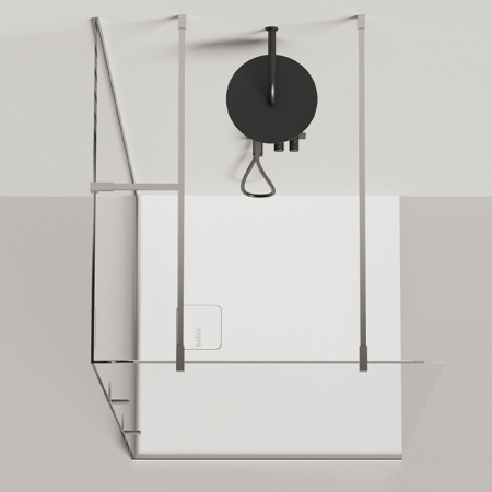 Salini OASI Поддон 900х900х30мм, с сифоном, мат-л: S-Stone, матовый, белый. 