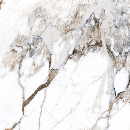 Марбл-Х Бреча Капрайа Белый Лаппато R9 60x60 