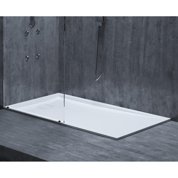 Salini CAPRI Поддон 1500х800х82мм, с сифоном, мат-л: S-Sense, матовый, белый 