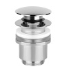Gessi Донный клапан для раковины Stop&Go на 1 1/4", без слива-перелива, цвет хром