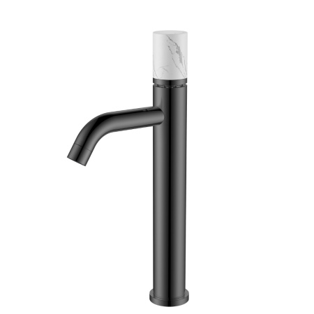 Смеситель STICK для умыв.выс.GUN METAL MRAMOR WHITE_Комплект 