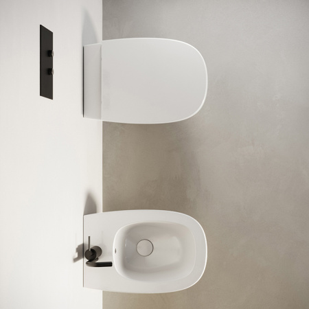 Catalano Alvea Биде подвесное 53x36, с 1 отв. под смеситель, покрытие Cataglaze+, без крепежа, цвет белый глянцевый 