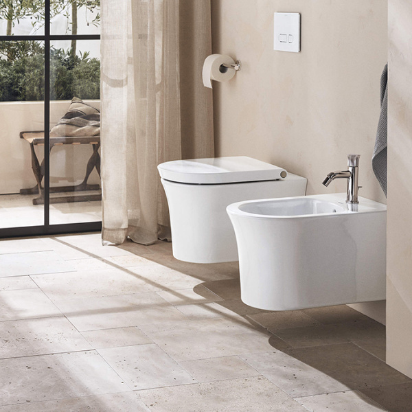 Duravit White Tulip Биде подвесное 370x540 мм, с переливом, с 1 отв под смеситель, цвет: белый 