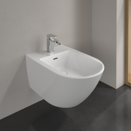 Villeroy&Boch Subway 3.0 Биде подвесное 375*560*270, с 1 отв. под смеситель, цвет альпийский белый 