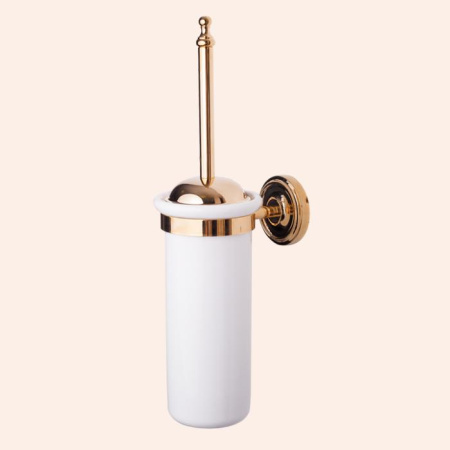 TW Bristol 220, ёршик подвесной в керамической колбе, цвет держателя: золото 