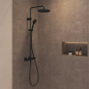 Duravit Shower Systems Душевая система в комплекте с термостатическим смесителем (чёрный матовый) 