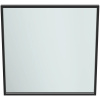 Ideal Standard Conca Квадратное зеркало в черной раме 100х100 см, диаметральная светодиодная подсветка neutral