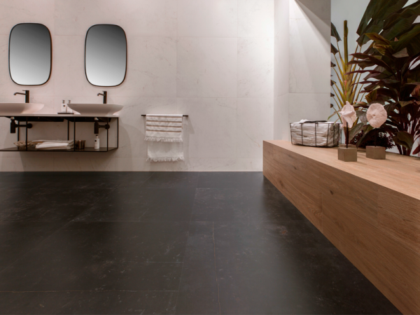 Плитка керамическая напольная MAGMA BLACK 59,6х59,6 см 