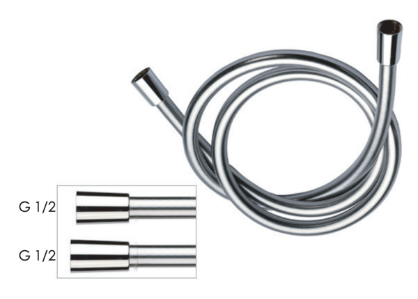 Шланг для душа ПВХ 150 см Remer 332CN2G150 